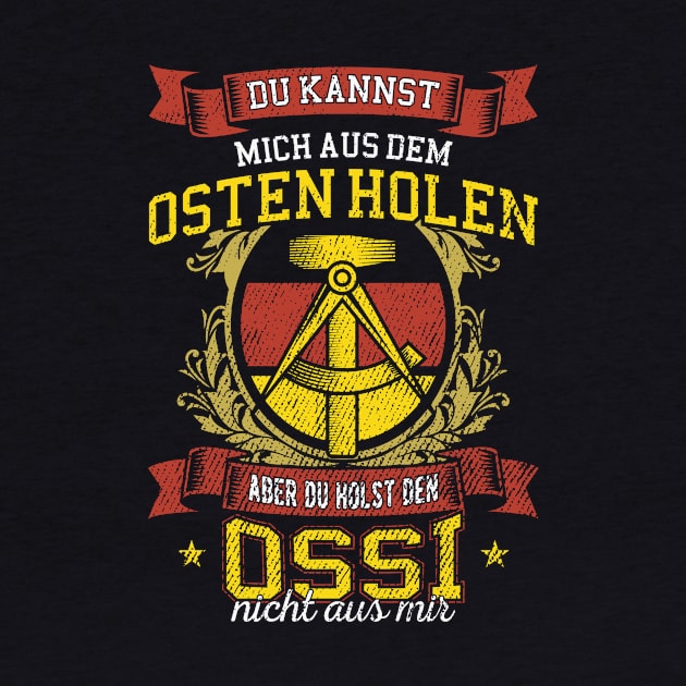 Ossi Sprüche Shirt du kannst mich aus by HBfunshirts